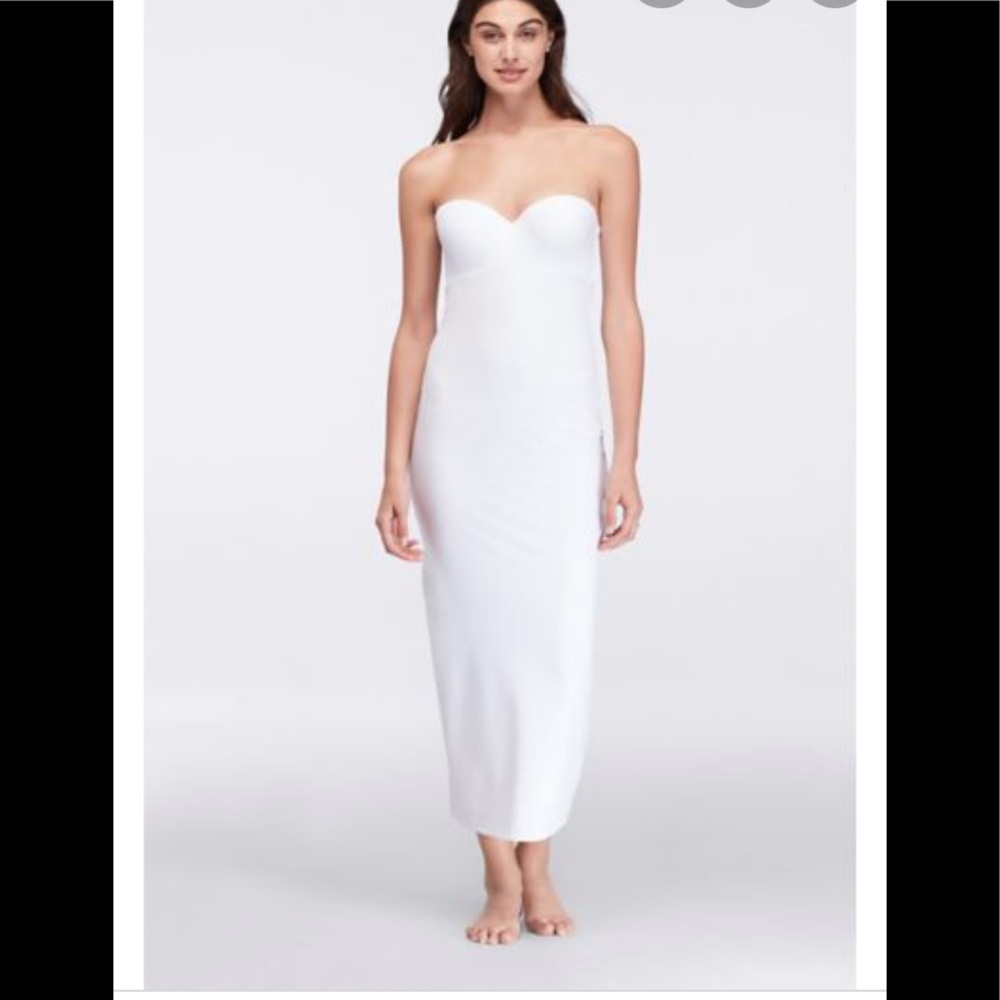 David’s bridal full length strapless shaping slip
